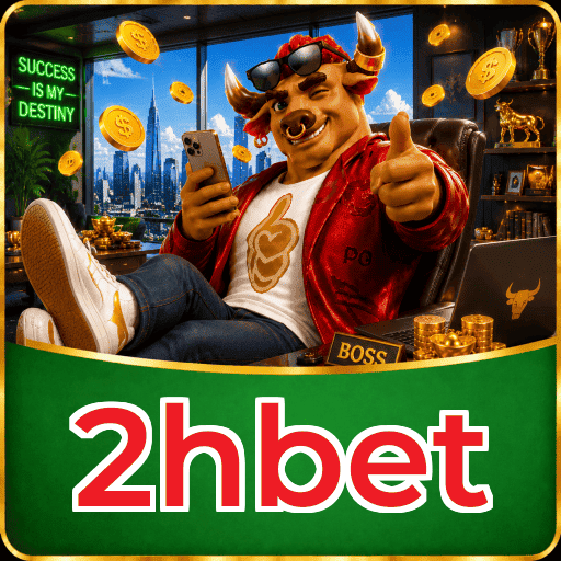 2hbet Logo - Bônus com Rollover Justo